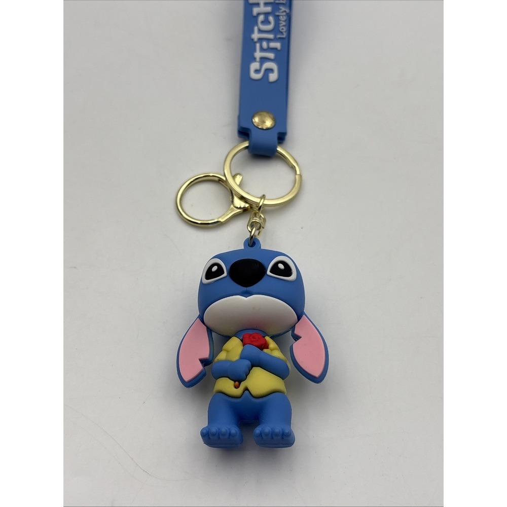 Blue Stitch Key Chain - Picture 2 of 4